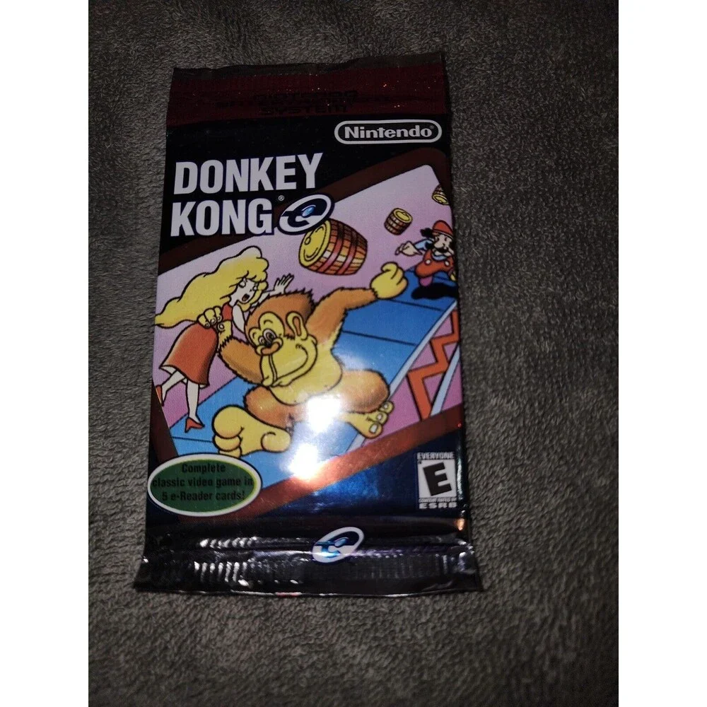 Donkey Kong Cards for E-Reader GBA Game Boy Advance New Sealed